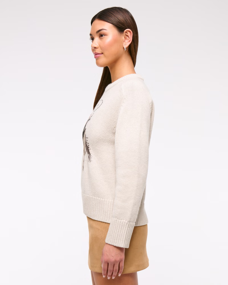 The A&F Madeline Cowgirl Crew Sweater | Abercrombie & Fitch (US)
