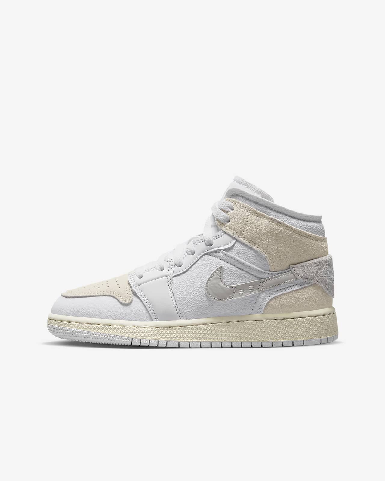 Air Jordan 1 Mid SE Craft Big Kids' Shoes. Nike.com | Nike (US)