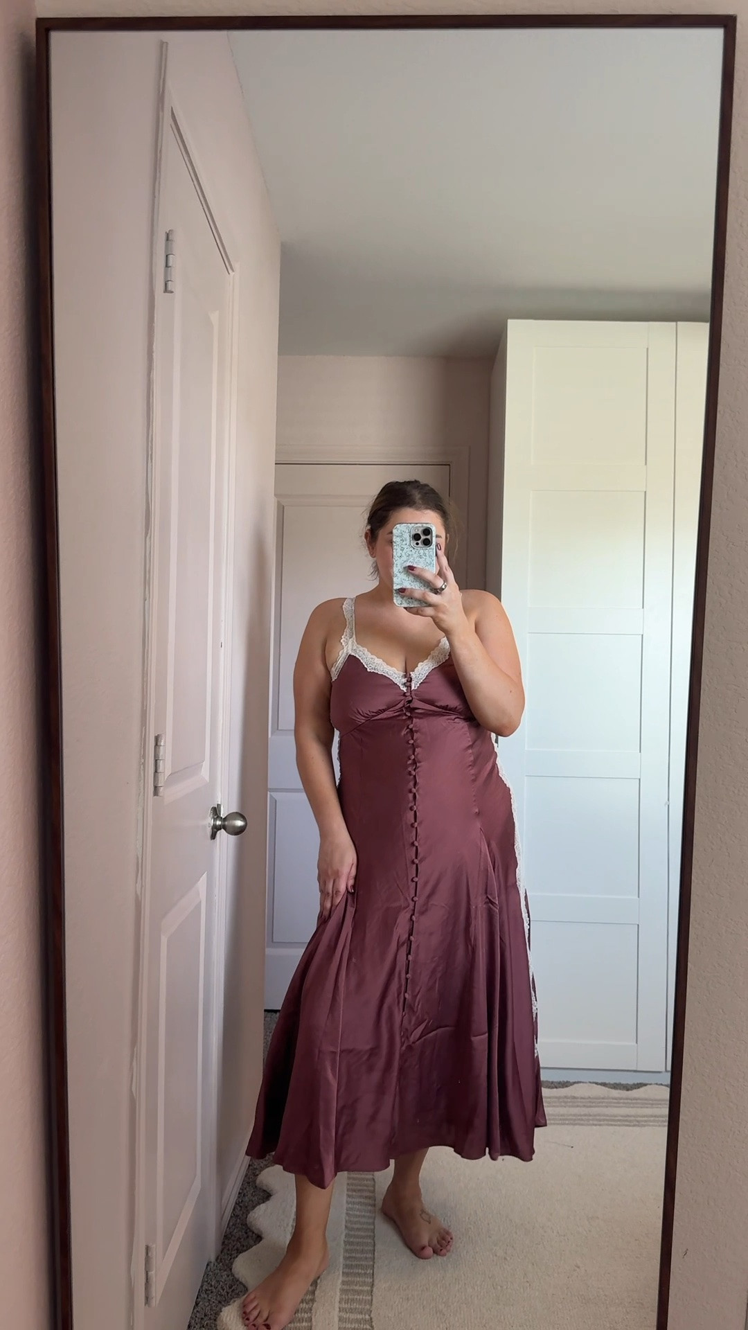 Convertible wedding guest dress on sale that you can wear open as a top. Wearing a large

#LTKootd #LTKgrwm #LTKSaleAlert