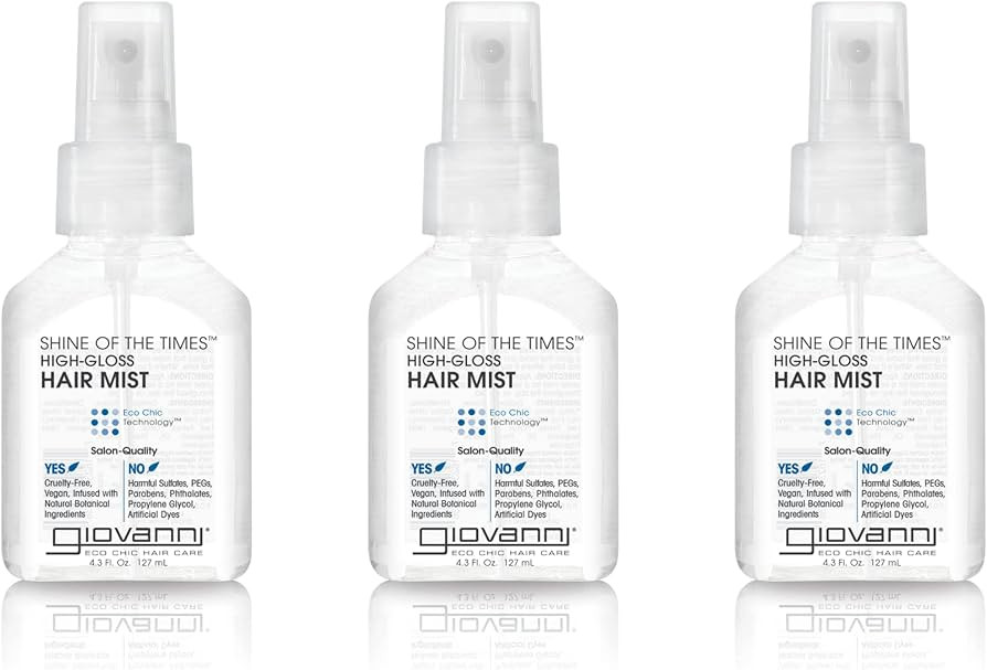 GIOVANNI Shine of the Times Finishing High-Gloss Hair Mist - Anti Frizz, Color Safe, Salon Qualit... | Amazon (US)