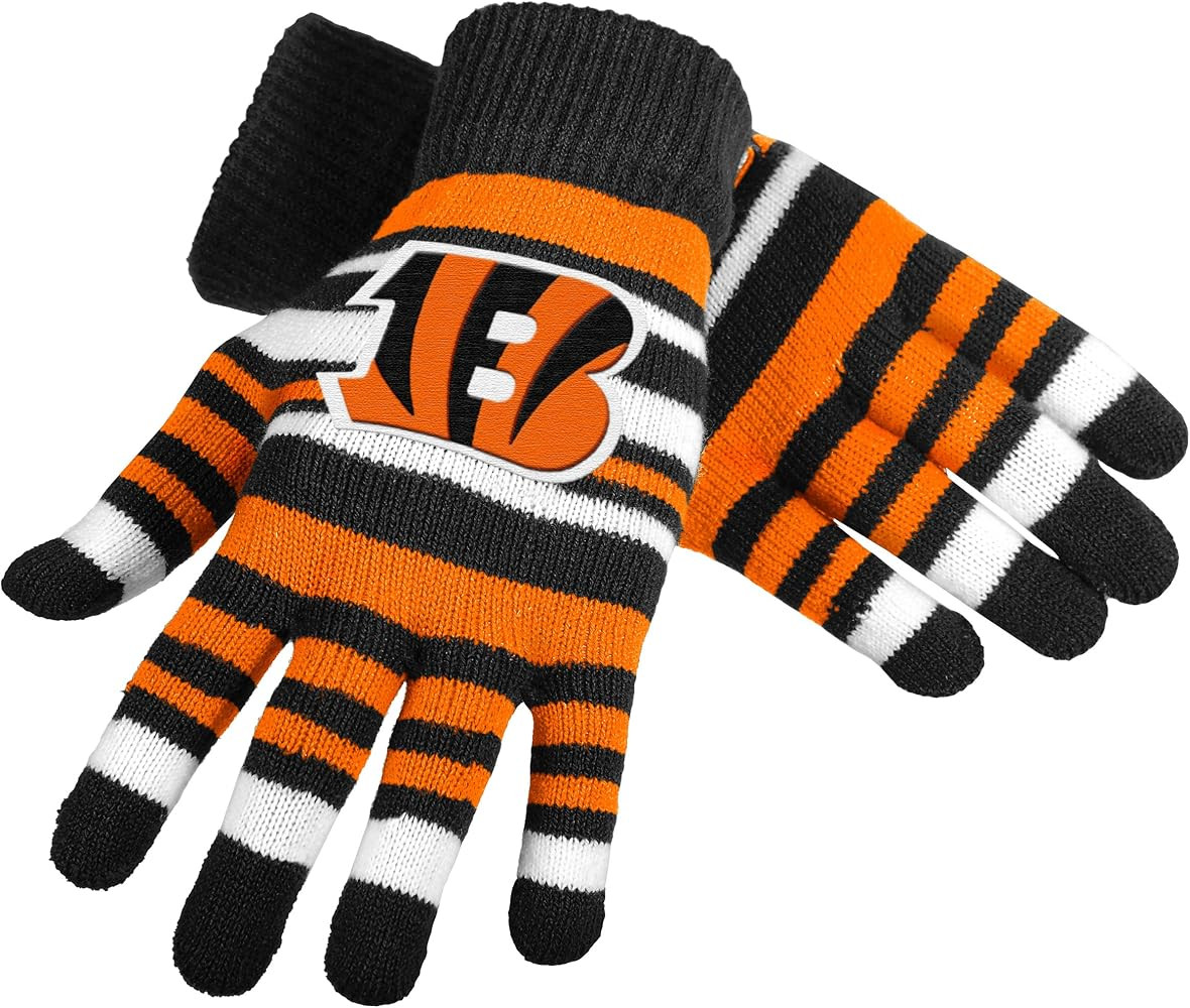 FOCO NFL unisex-adult Nfl Team Logo Stretch Gloves | Amazon (US)
