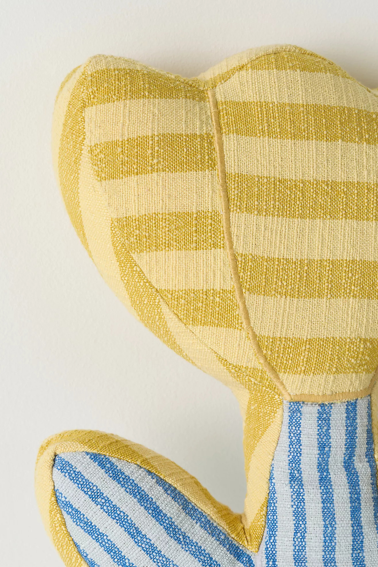 Blossom Outdoor Woven Flower Shaped Pillow | Anthropologie (US)