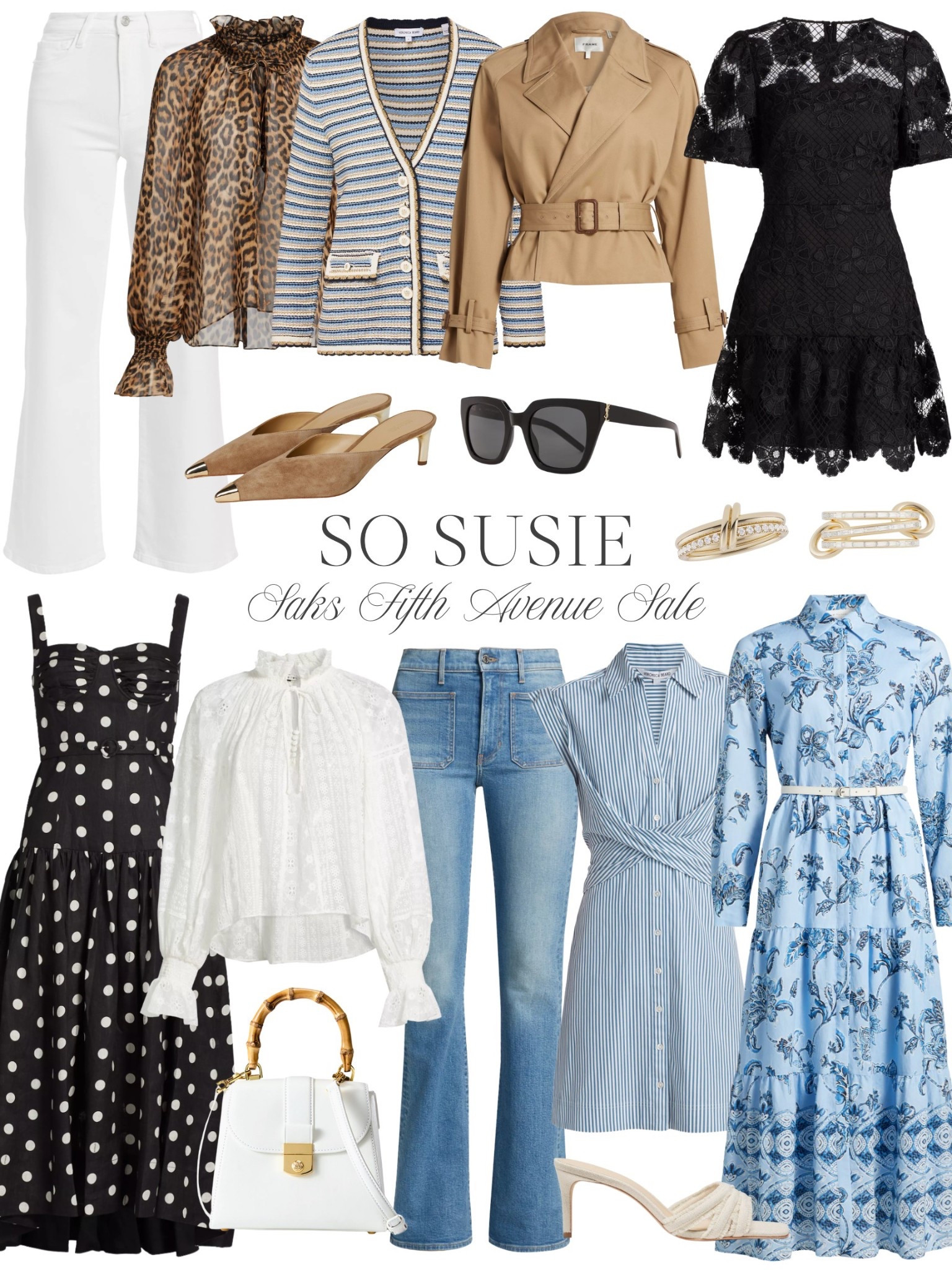 Saks Fifth Avenue Friends & Family sale happening now! All these pieces are 25% off!! 😍#LTKSpringSale 

#LTKFindsUnder100 #LTKSaleAlert