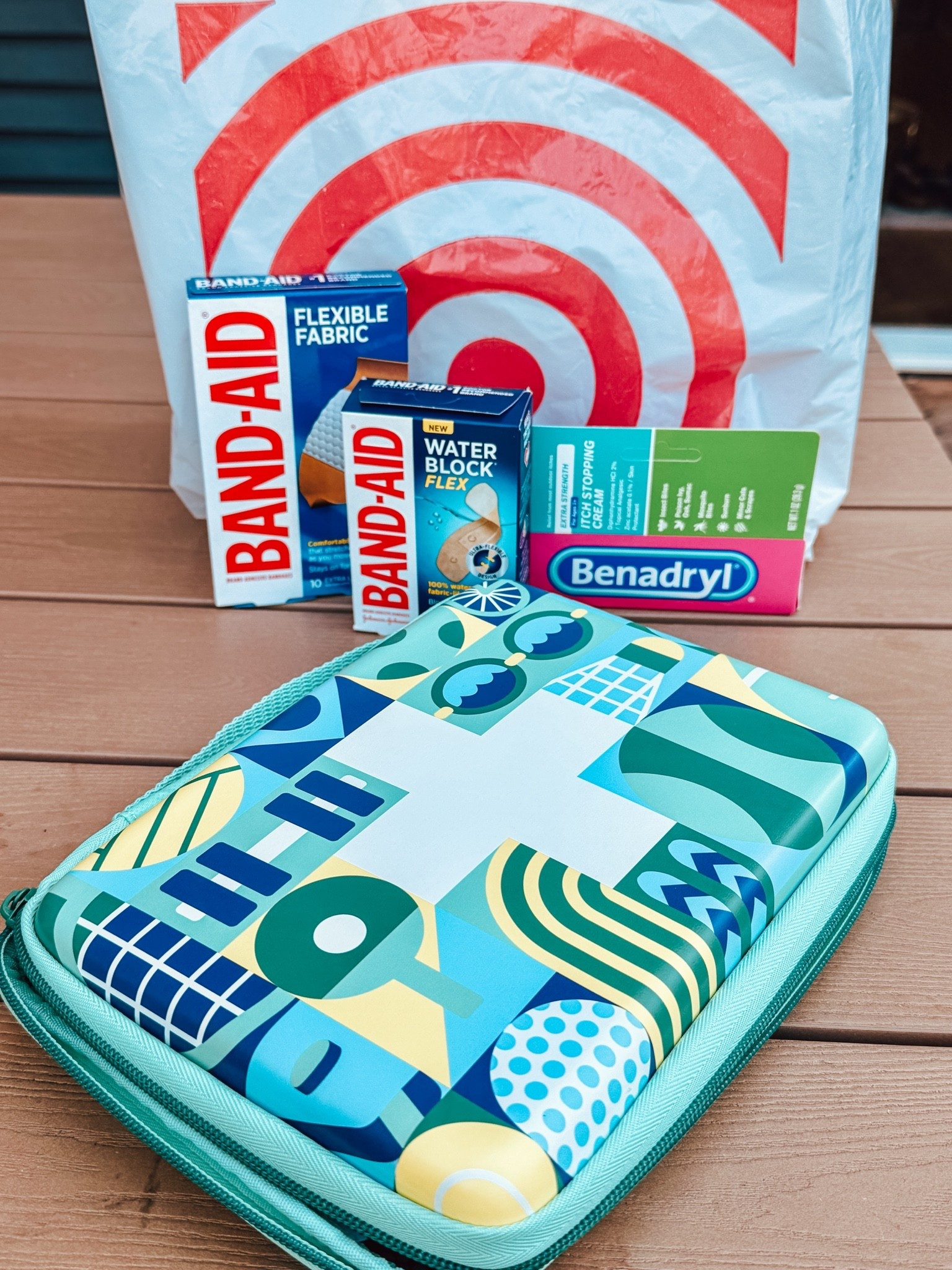 #ad Get this cute First Aid Bag and get yourself organized! Right now at @Target, buy 3 eligible @bandaidbrand items and get a FREE First Aid Bag! #TargetPartner #BANDAIDBrandPartner #firstaidkit https://on.ltk.com/+yCS_vPv2laf1-RBqnuW-jw