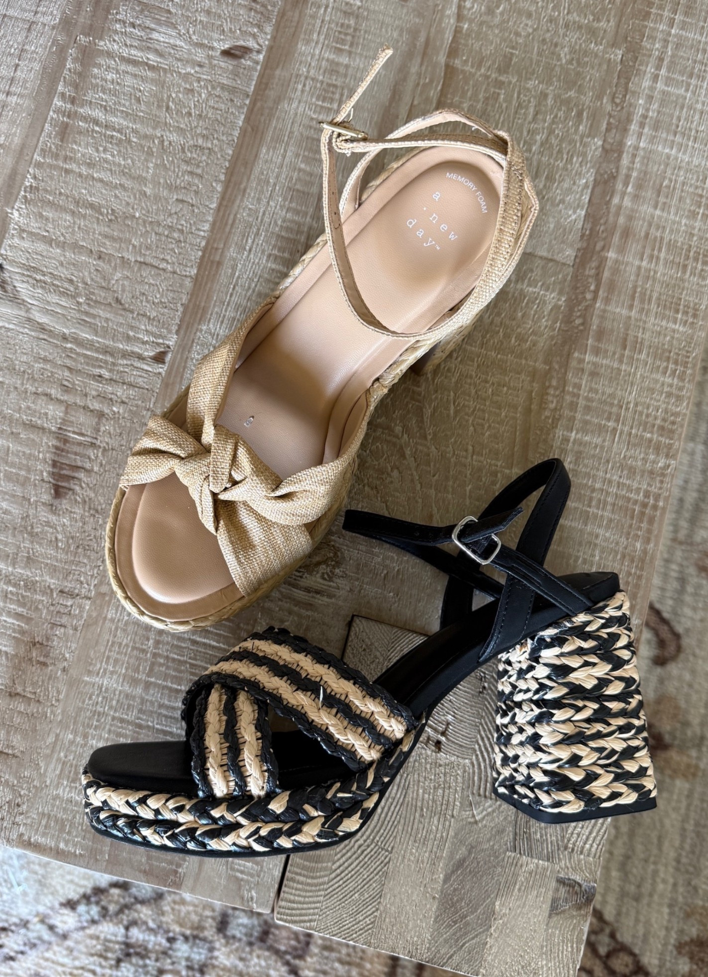 Chunky heel makes these easy to walk in! Cutest summer prints! Linked a few new flats I’m loving too

#LTKSeasonal #LTKootd