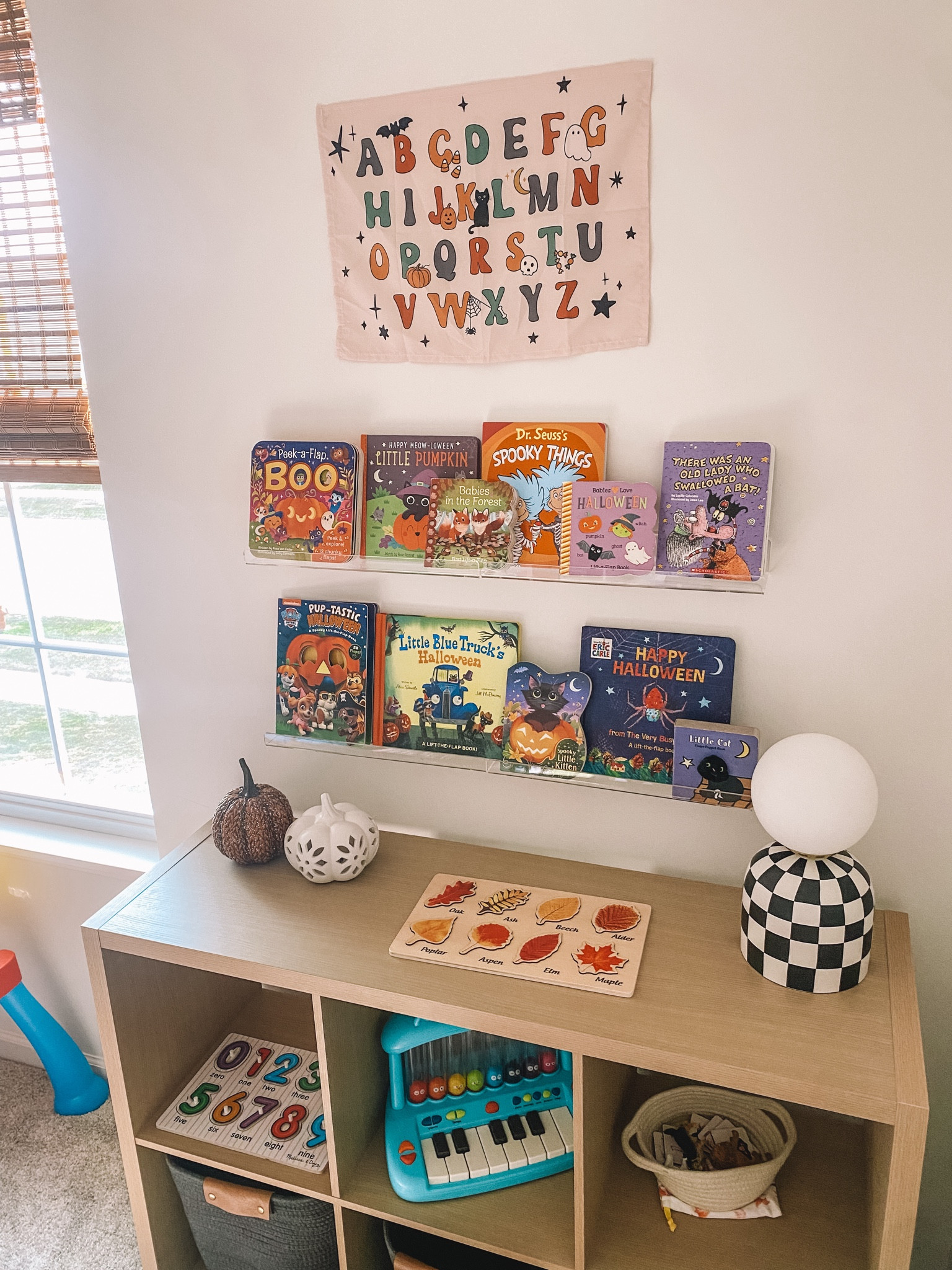 Fall playroom. Halloween books. 

#LTKSeasonal