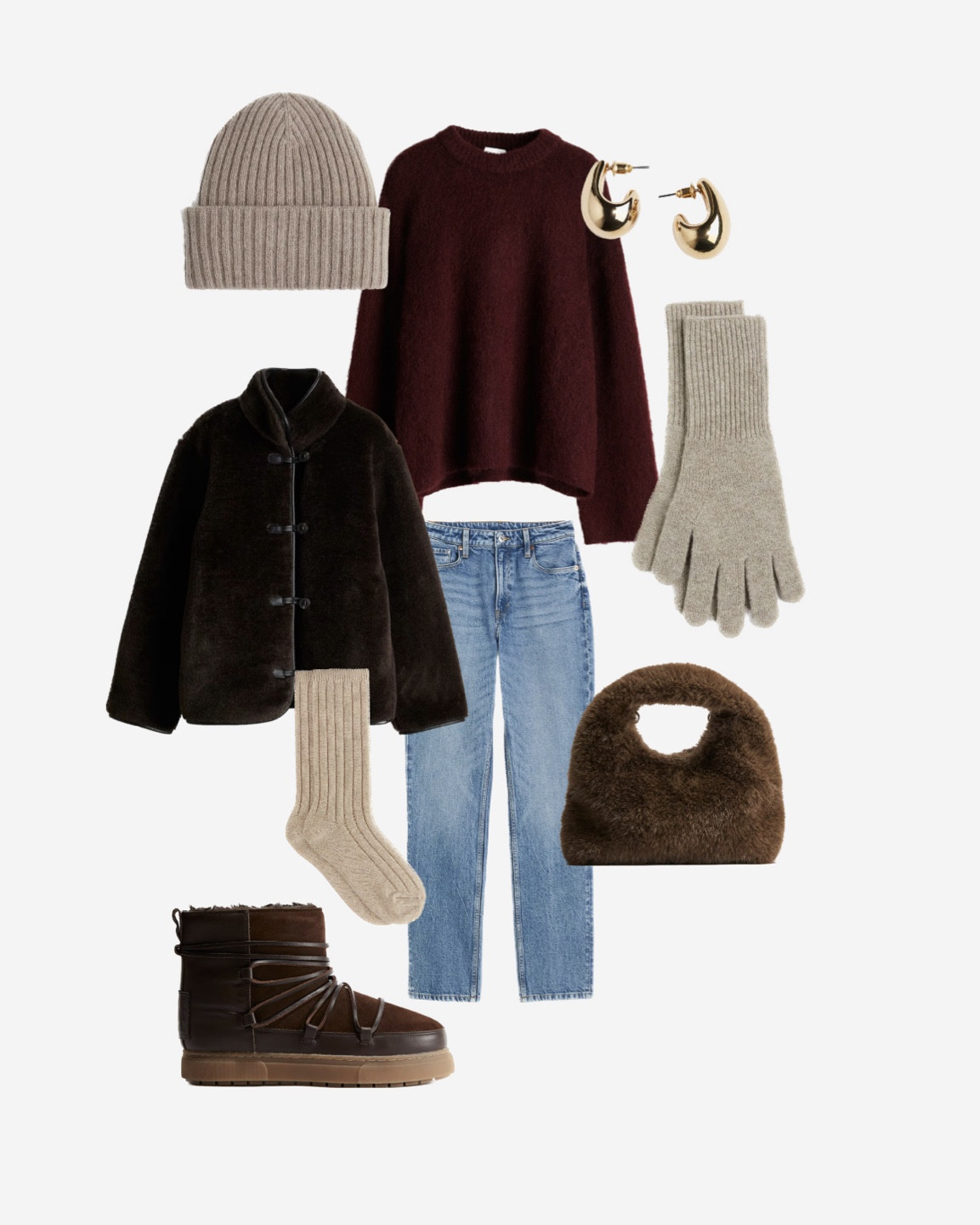 Winter Outfit mit Pullover in burgunder Rot und braunen Boots

#LTKdeutschland #LTKwinter #LTKstyletip