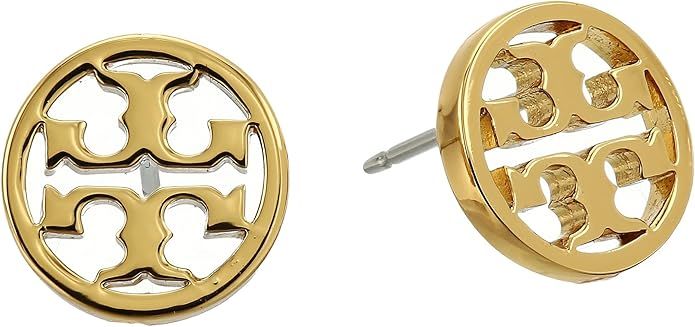Tory Burch Women's Logo Circle Stud Earrings | Amazon (US)