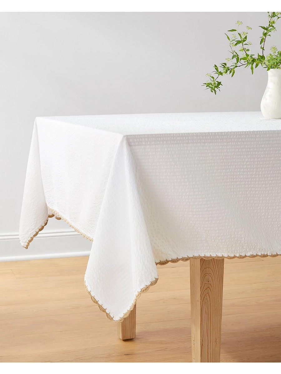 Seersucker Tablecloth | Serena and Lily