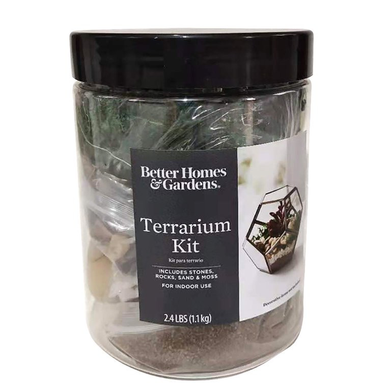 Better Homes & Gardens Plant Terrarium  Rock,  Brown, 5 lb. , 4.6" D  x 4.6"  W x 6" H | Walmart (US)