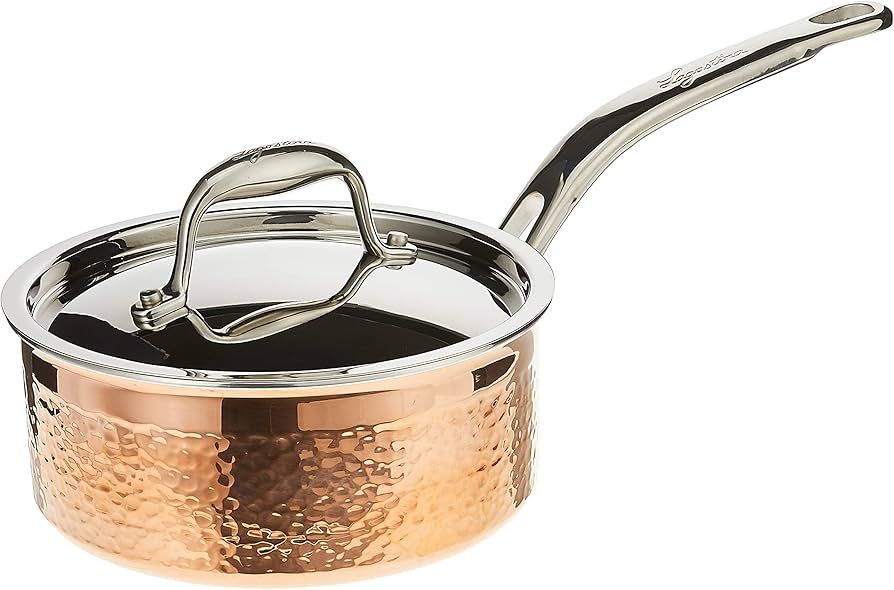 Martellata Copper 2-Quart Covered Saucepan | Amazon (US)