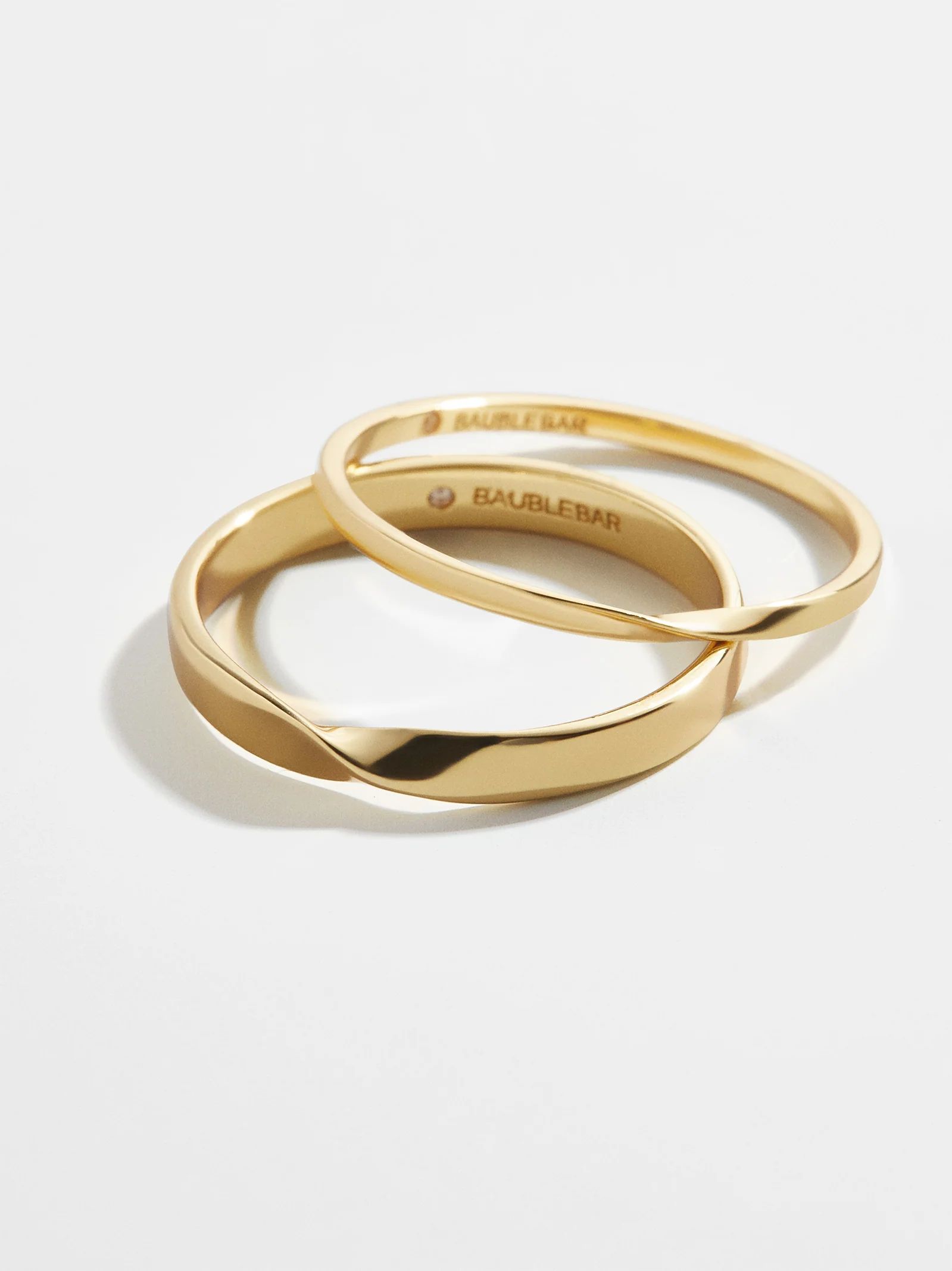 Millie 18K Gold Ring Set | BaubleBar (US)