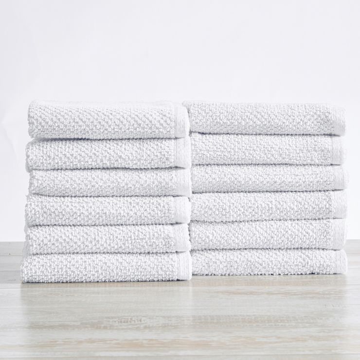 Great Bay Home Cotton Popcorn Textured Quick-Dry Towel Set | Target