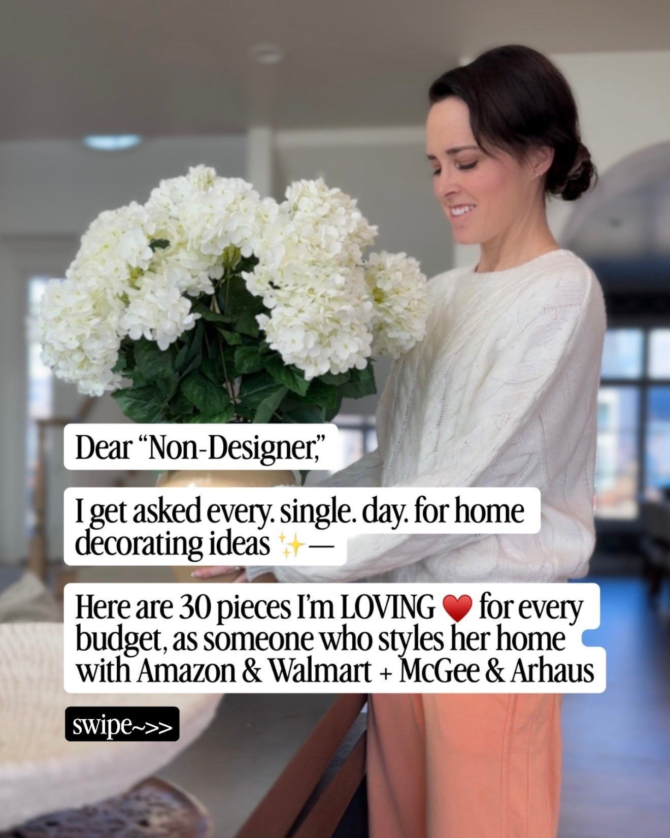 Sharing the links to my home decor and furniture finds —
that actually look “designer”
and are worthy of your
consideration from all ends of
the cost spectrum.

Here’s my take:

Stunning homes can
absolutely be styled at a
variety of price points: not
everything needs to have a
pottery barn price tag. 👉🏼 The
secret sauce for me is mixing
high-end home finds (always,
always watching for those
good sale prices!!) with
budget-friendly hidden gems
for a curated, collected,
classic look that’s anything
but cookie-cutter.

SUBSCRIBE to my LTK account
for daily beautiful home finds,
design tips, and inspiration.

Xoxo,
Andrea

#homedecorideas
#homestyling
#livingroomdecorideas
#interiordesignideas

Living room furniture, living
room decor, bedroom
furniture, bedroom decor,
kitchen decor, entryway,
bedding, dresser, bed, art,
spring decor, Amazon,
Walmart, Target, Wayfair,
trending

#LTKHome #LTKSeasonal #LTKdayinmylife