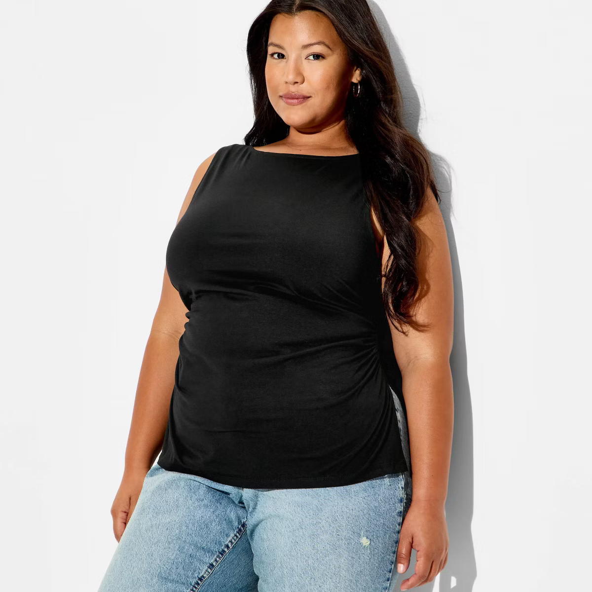 Women's Side Ruched Tank Top - Wild Fable™ | Target