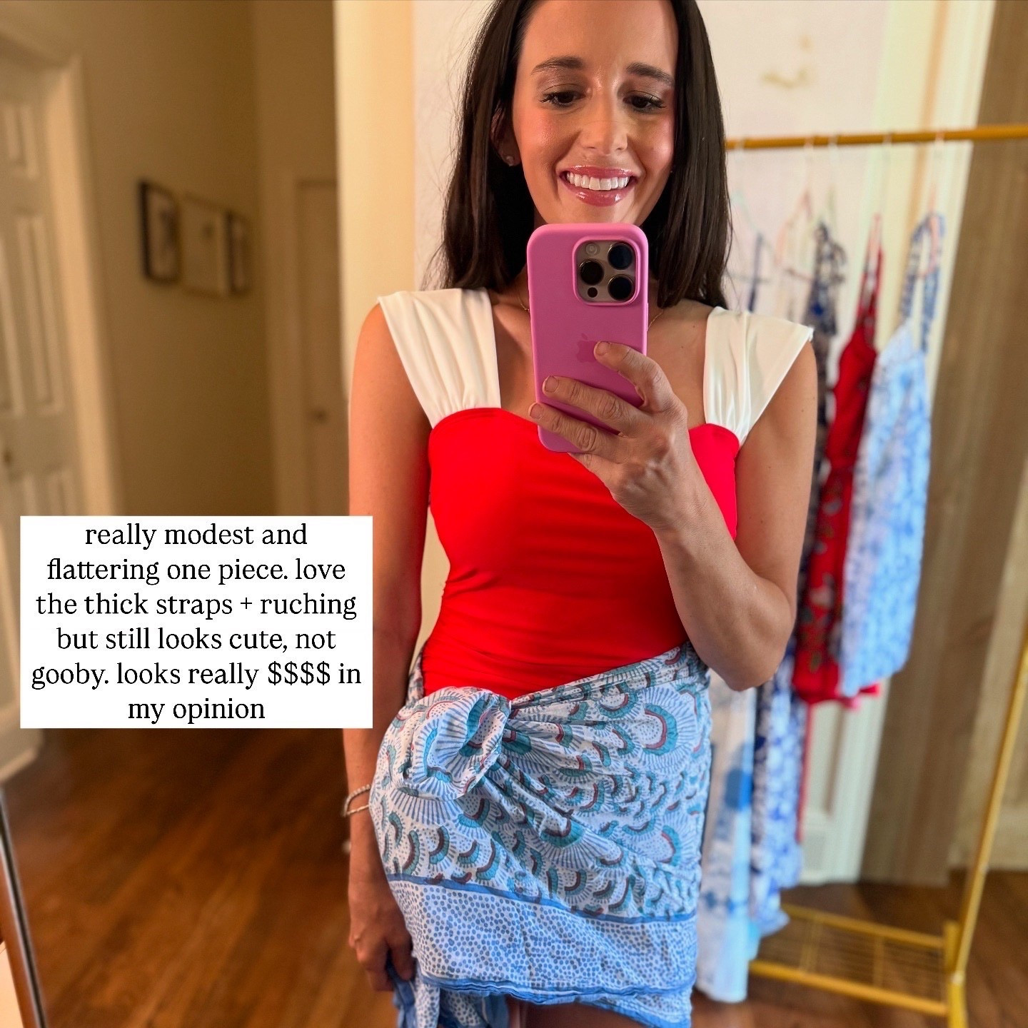 Very flattering one piece that keeps everything in place!!! 

#LTKActive #LTKSwim #LTKFindsUnder50