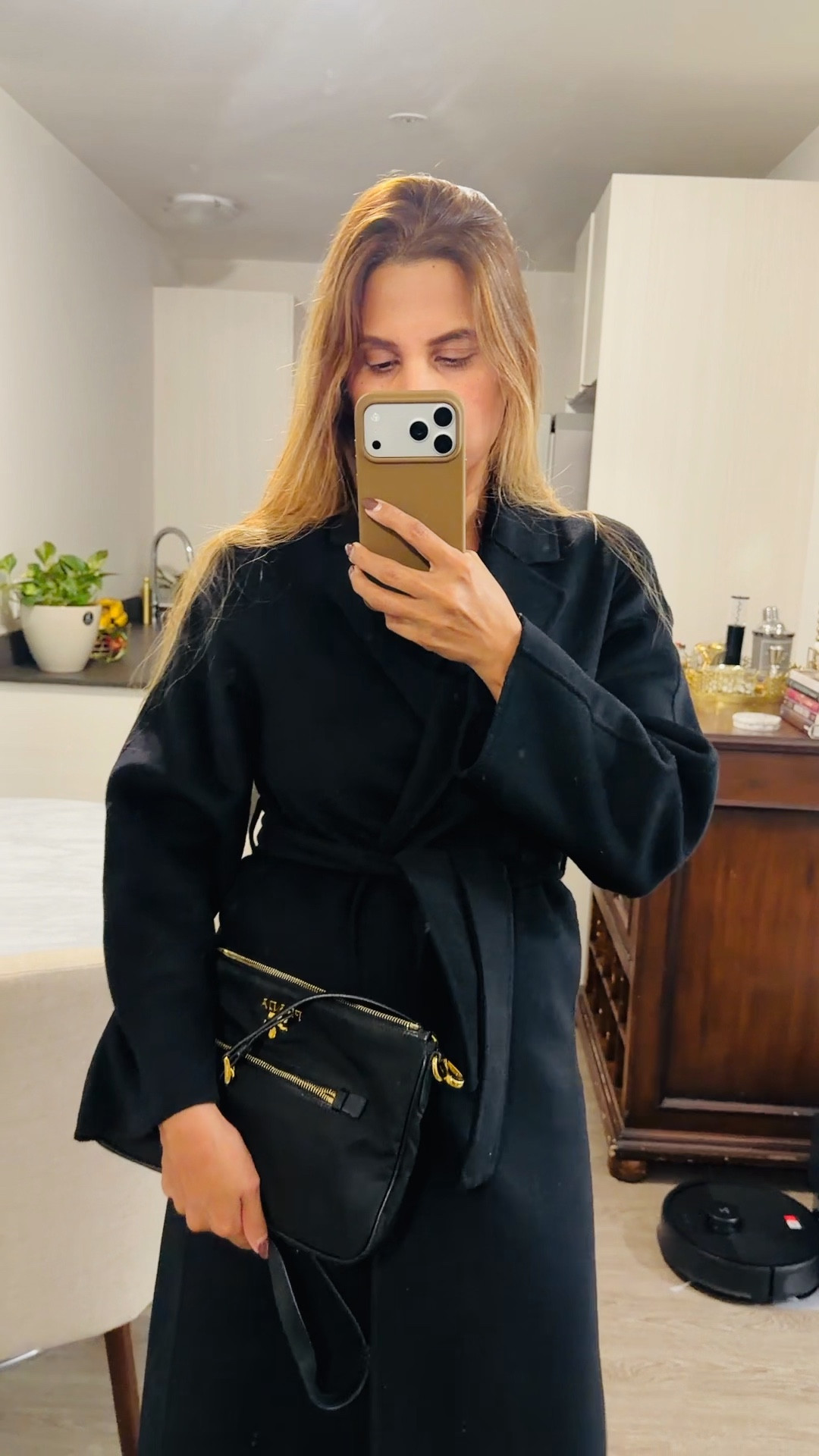 Simplicity is Elegance. This simple wrap around wool coat and PRADA bag for a fall season dinner. 

#LTKItBag #LTKSeasonal #LTKStyleTip