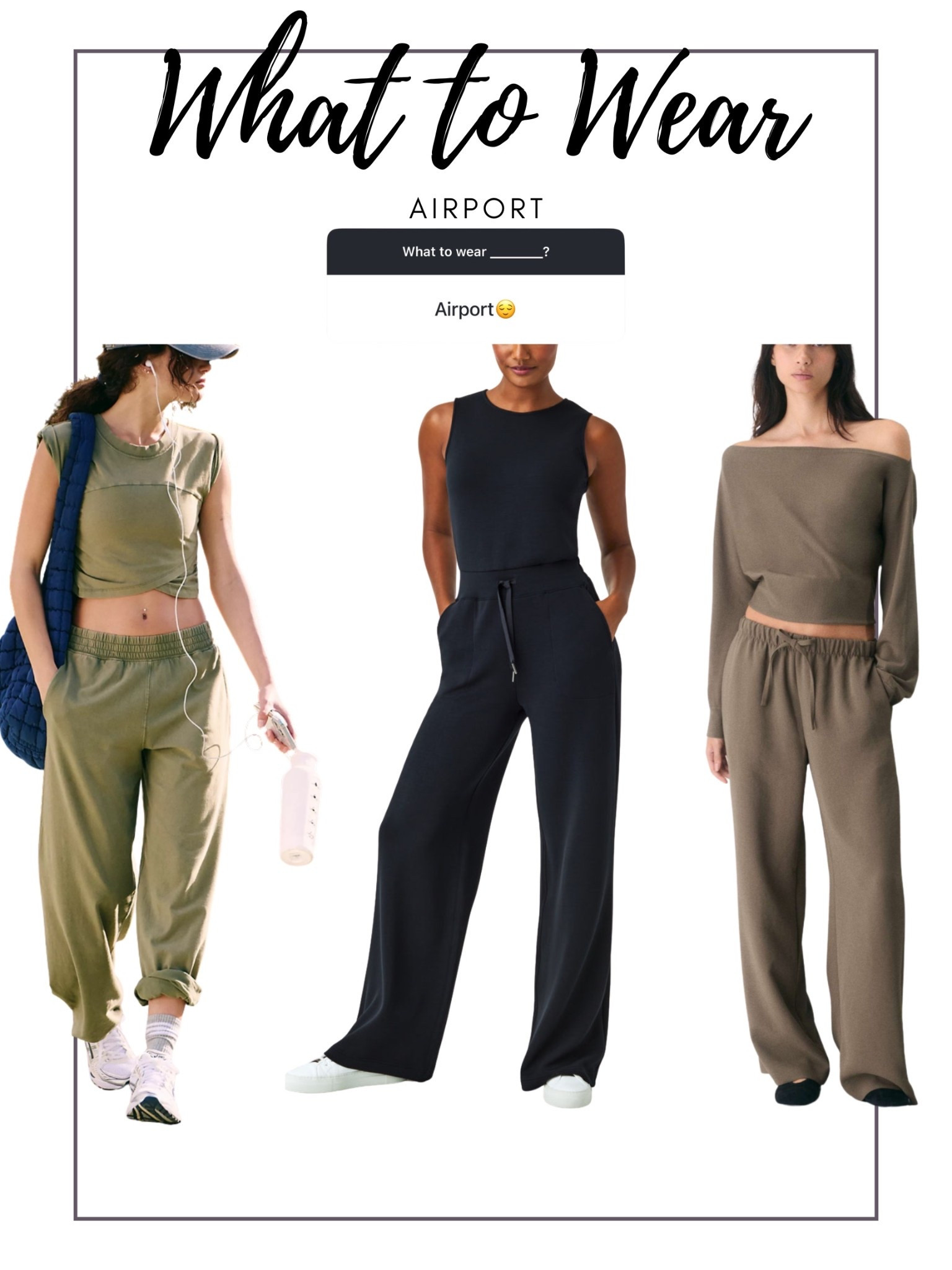 Cute & comfy looks for the airport! 


Travel outfit
Airport looks 

#LTKFindsUnder100 #LTKTravel #LTKSeasonal
