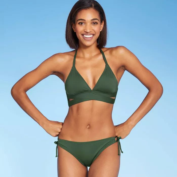 Women's Faux Wrap Bikini Top - Kona Sol™ | Target