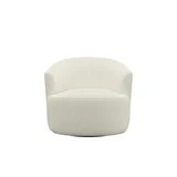 Mainstays Boucle Swivel Accent Chair, Cream | Walmart (US)