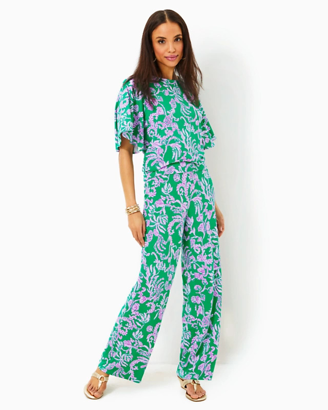 31" Allena Knit Palazzo Pant | Lilly Pulitzer