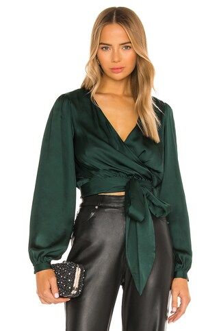 Lovers and Friends Kelly Top in Emerald Green from Revolve.com | Revolve Clothing (Global)