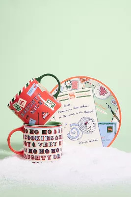 George & Viv Very Merry Mug | Anthropologie (US)