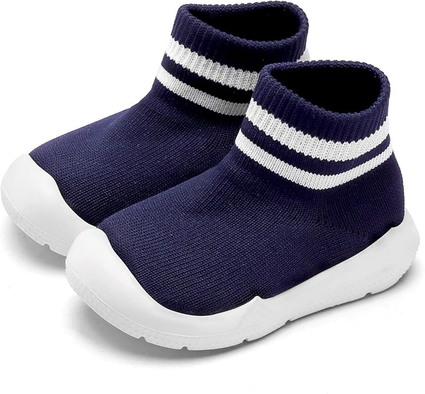 Engtoy Baby Sock Shoes Baby Walking Shoes Infant Non-Slip Breathable Slippers with Soft Rubber So... | Amazon (US)