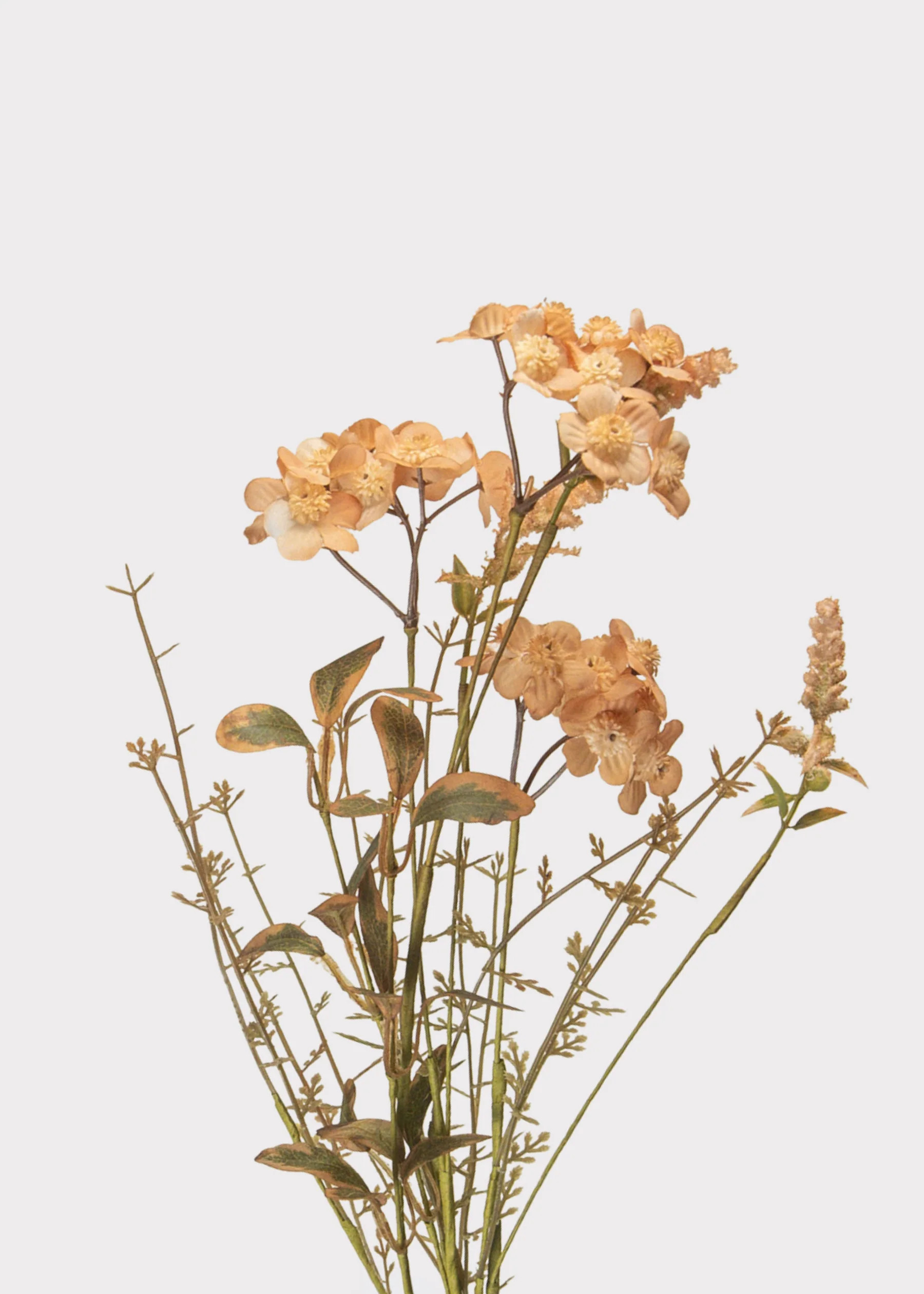 Artificial Wildflower Spray in Vintage Peach - 20.5" | Afloral