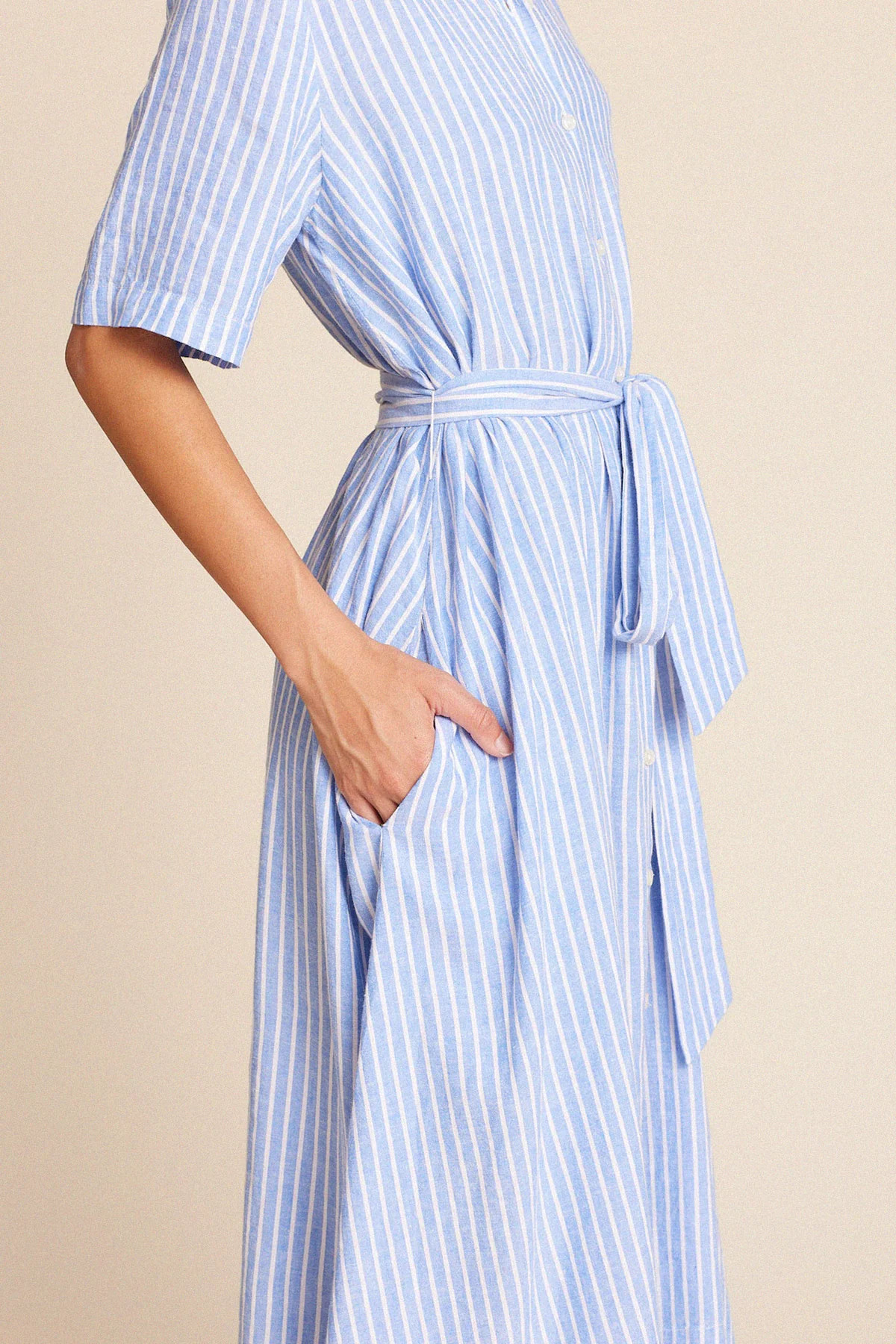 Kat Dress Regatta Stripe | TROVATA