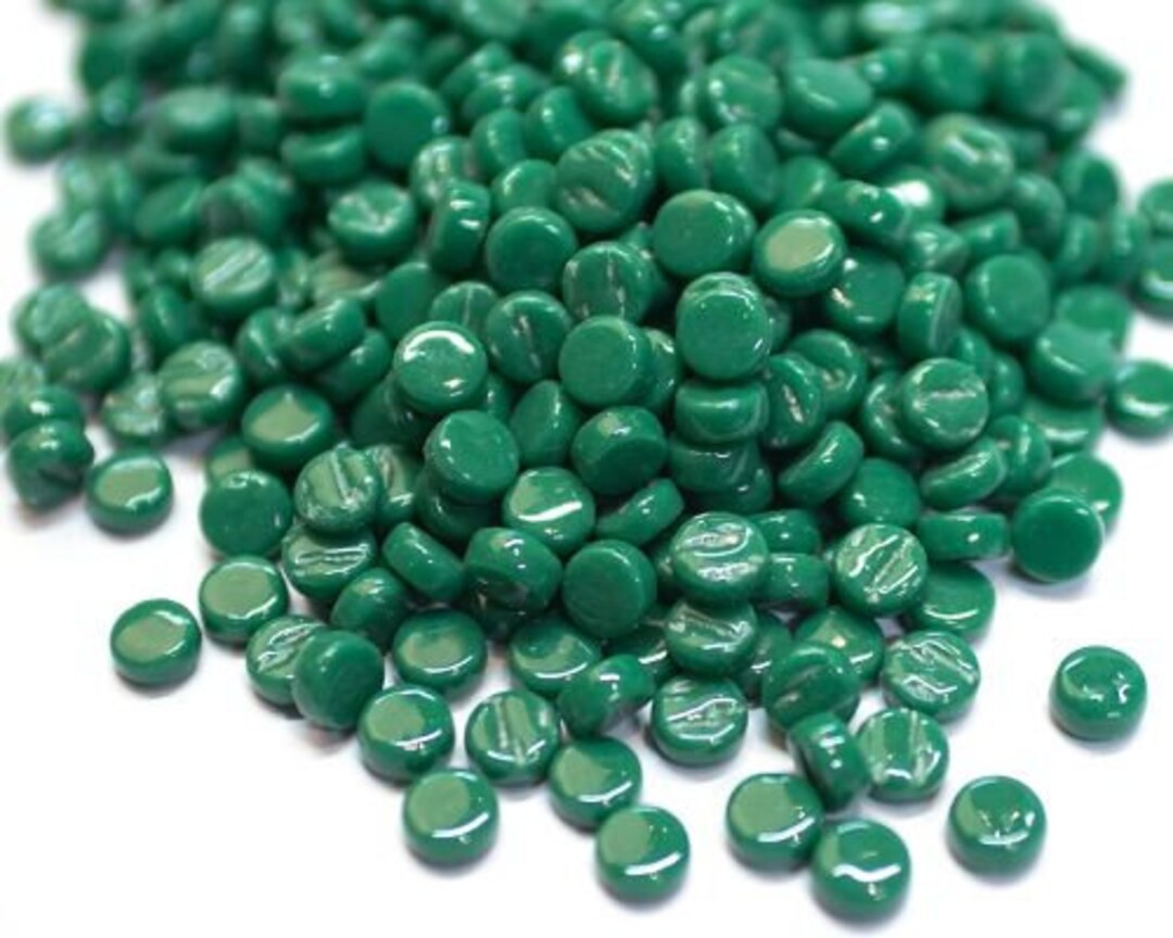 Spruce Green Darling Dotz Glass Dots for Mosaics; Available in 2 oz & 4 oz Packages | Etsy (US)