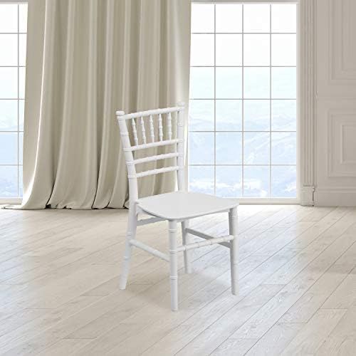 Amazon.com - EMMA + OLIVER Kids White Resin Chiavari Chair - Chairs | Amazon (US)