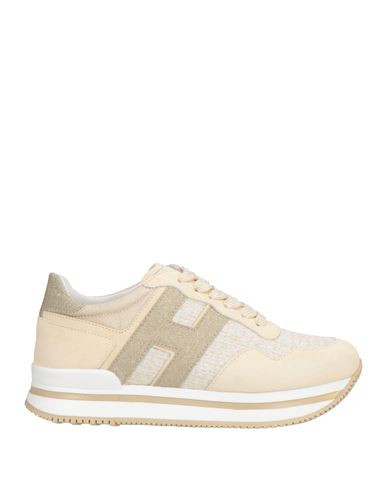 Hogan Kid Girl Sneakers Beige Size 2Y Leather, Textile fibers | YOOX (US)