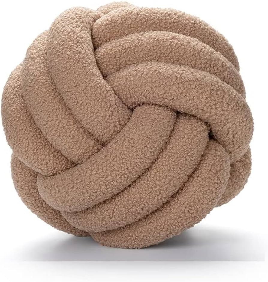 ANSHUOY Knot Ball Pillow, Round Throw Pillow, Soft Plush Knot Pillow Ball, Round Pillow Cushions ... | Amazon (US)