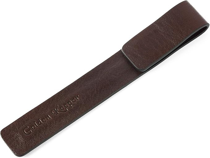 Strong Folding Magnetic Bookmark, Italian Vegetable-Tanned Genuine Leather, Folding Clips, Simple... | Amazon (US)