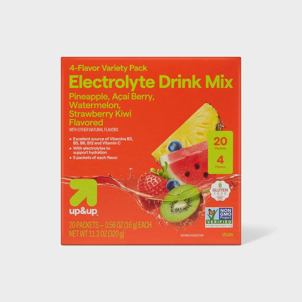 Hydration with Electrolytes Drink Mix - Variety Pack - up&up™ | Target