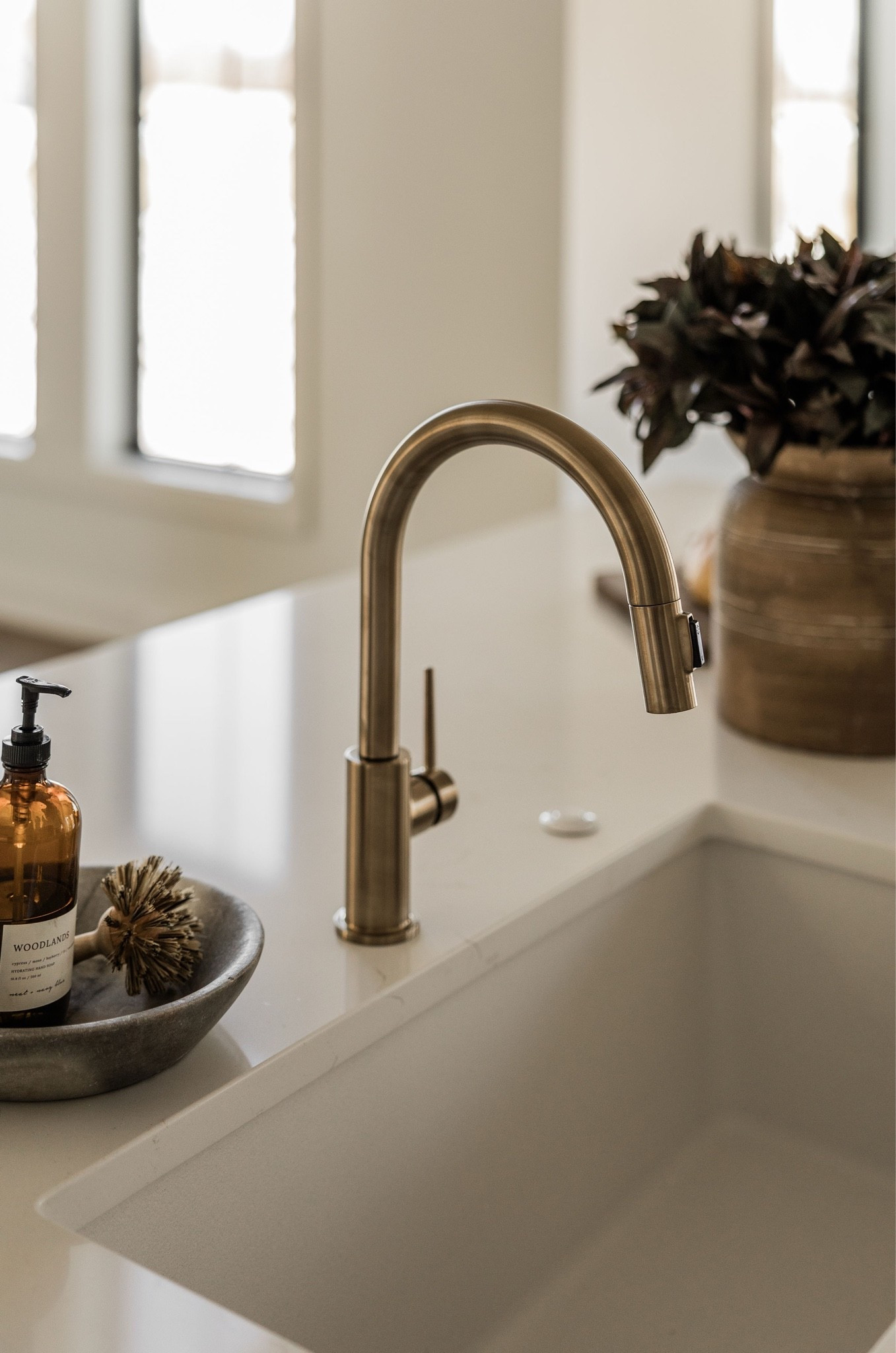 Plumbing + hardware brands that work together seamlessly. We use Top Knobs Honey Bronze and Delta Champagne Bronze. @Wayfair #wayfair #wayfairpartner #ad