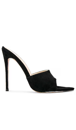 Gianni Suede Mule in Black | Revolve Clothing (Global)