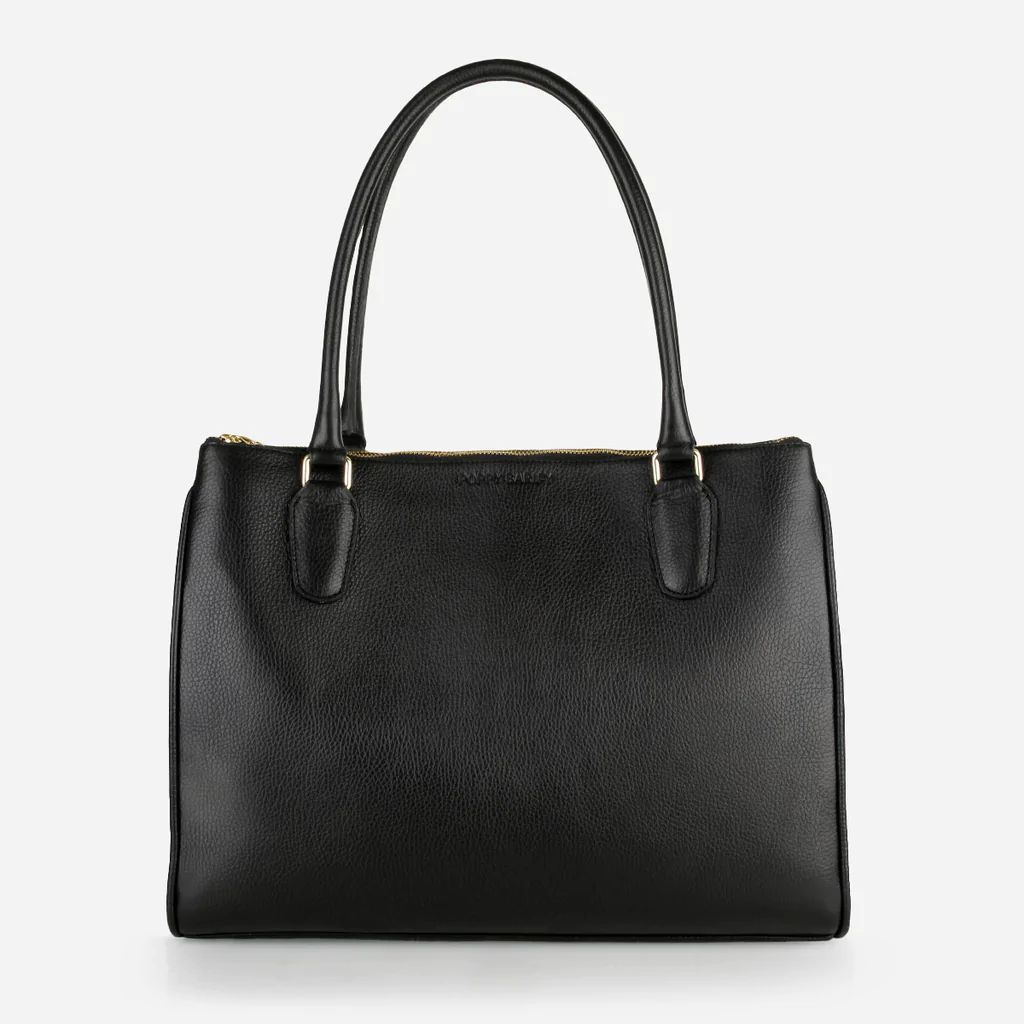 The Co-Worker Tote Black Pebble | Poppy Barley