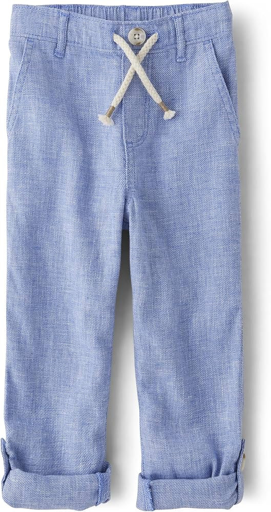Gymboree Boys' and Toddler Drawstring Linen Pants | Amazon (US)