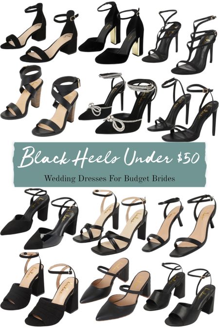 Black heels under $50 at Lulus.

Wedding guest shoes. Wedding guest heels. Bridesmaid shoes. Bridesmaids sandals. Black high heels. Black chunky heels. 

#LTKSeasonal #LTKwedding #LTKshoecrush