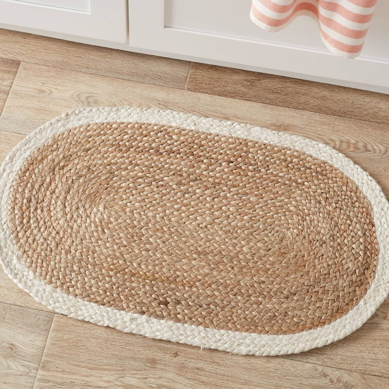 34" x 20" Jute Oval Kitchen Rug - Threshold™ | Target