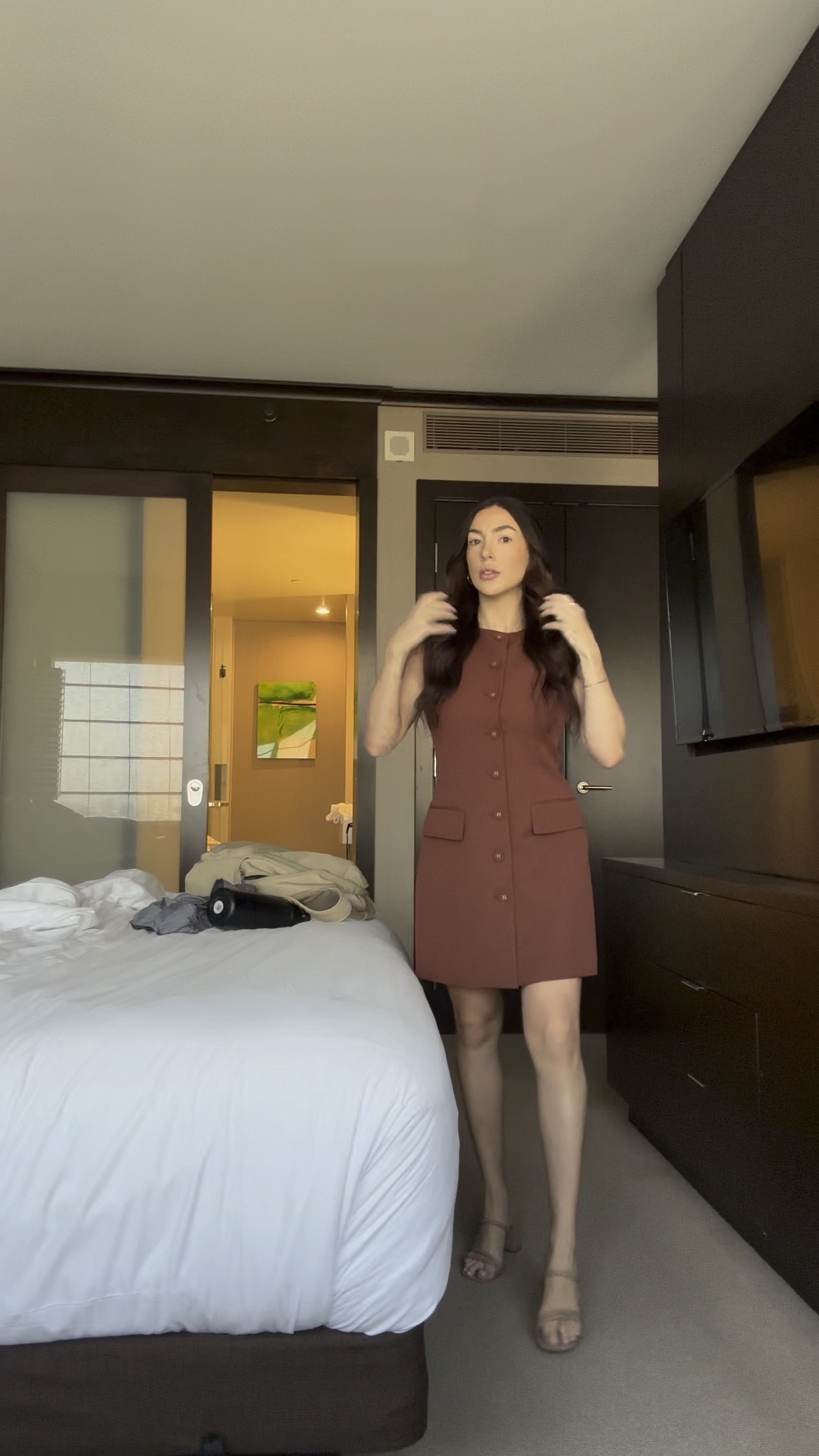 Work dress, wearing a size 4. Could’ve done a size 2 but it fits tighter around your chest. 


#workoutfit #dress

#LTKFamily #LTKBaby #LTKStyleTip