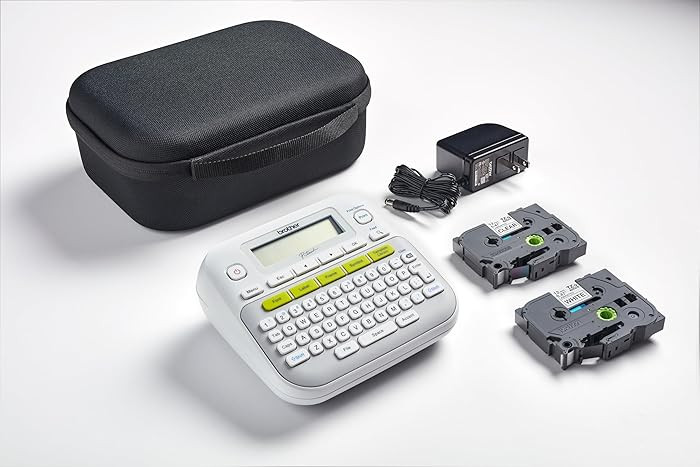 Brother PT-D210SV Monochrome Label Maker Bonus Bundle Comes with a Protective Carrying case, an A... | Amazon (US)