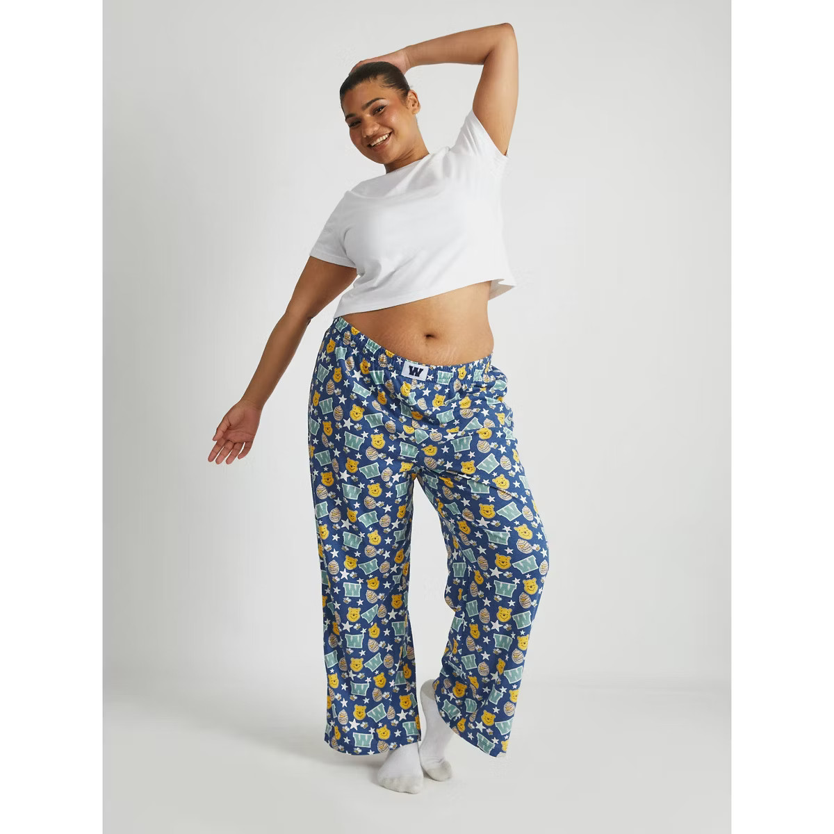 Women's Winnie the Pooh Pajama Pants - Navy Blue | Target