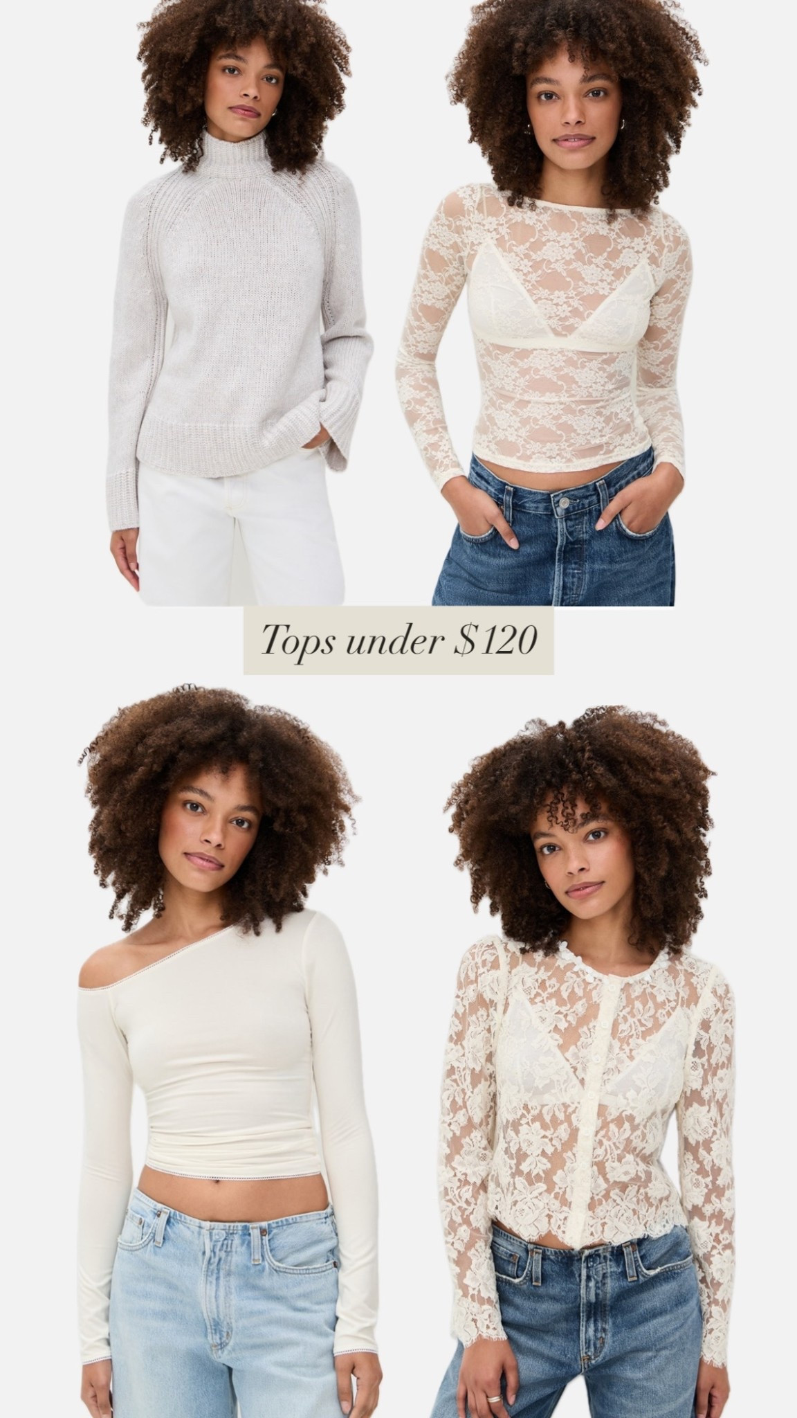 Ivory Lacey tops I'm loving — daily edit cover from Found by Em