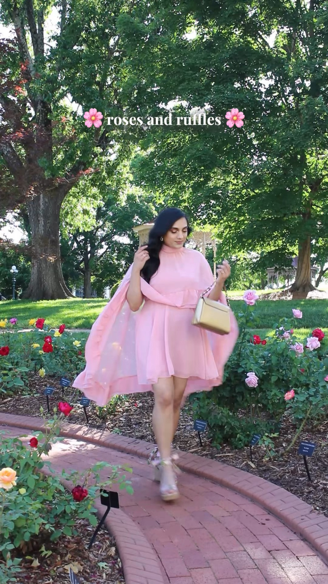 • Roses and Ruffles 🌸 •

Romantic textures, blush pink hues, and a twirl-worthy silhouette - that’s my kind of outfit! 💖Featuring these dreamy rose jacquard espadrille wedges from Oasis Society, woven in soft pink and green tones with delicate gold accents that tie the whole romantic look together 💗✨

You can use code SPARKLESTYLE15 for 15% off at Oasis Society! 💫


girly style, girly outfits, girly fashion, feminine style, feminine fashion, feminine outfits, spring outfits, spring dresses, spring fashion, spring style, espadrille wedges, spring shoes, pink chiffon dress, pink ruffle cape dress

#LTKgrwm #LTKootd #LTKSeasonal