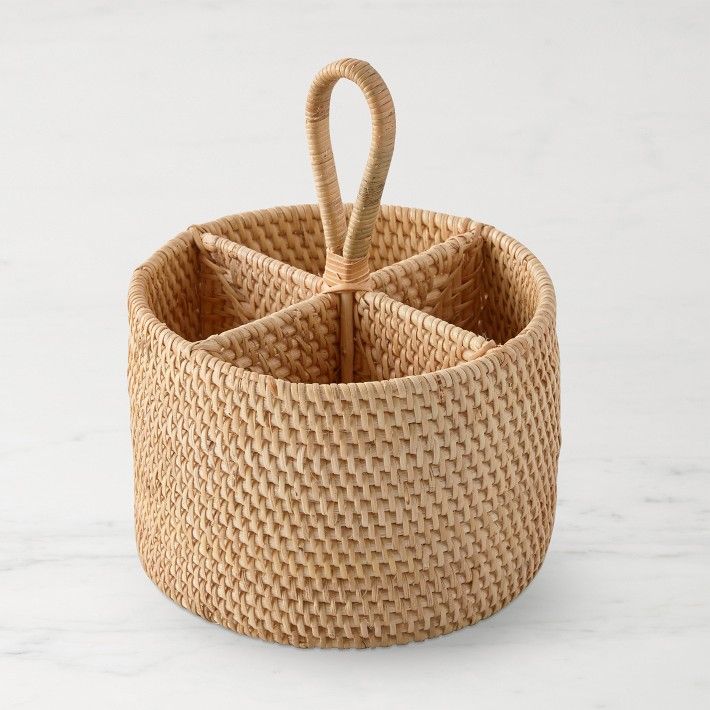 Light Woven Utensil Caddy | Williams-Sonoma