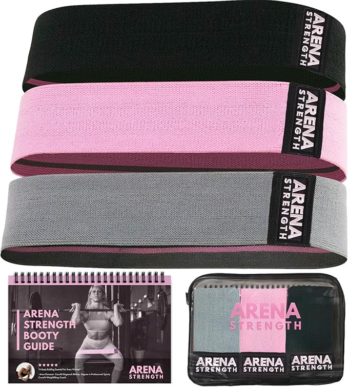 Arena Strength Fabric Booty Bands - Fabric Exercise Bands for Legs and Butt | Fabric Resistance B... | Amazon (US)