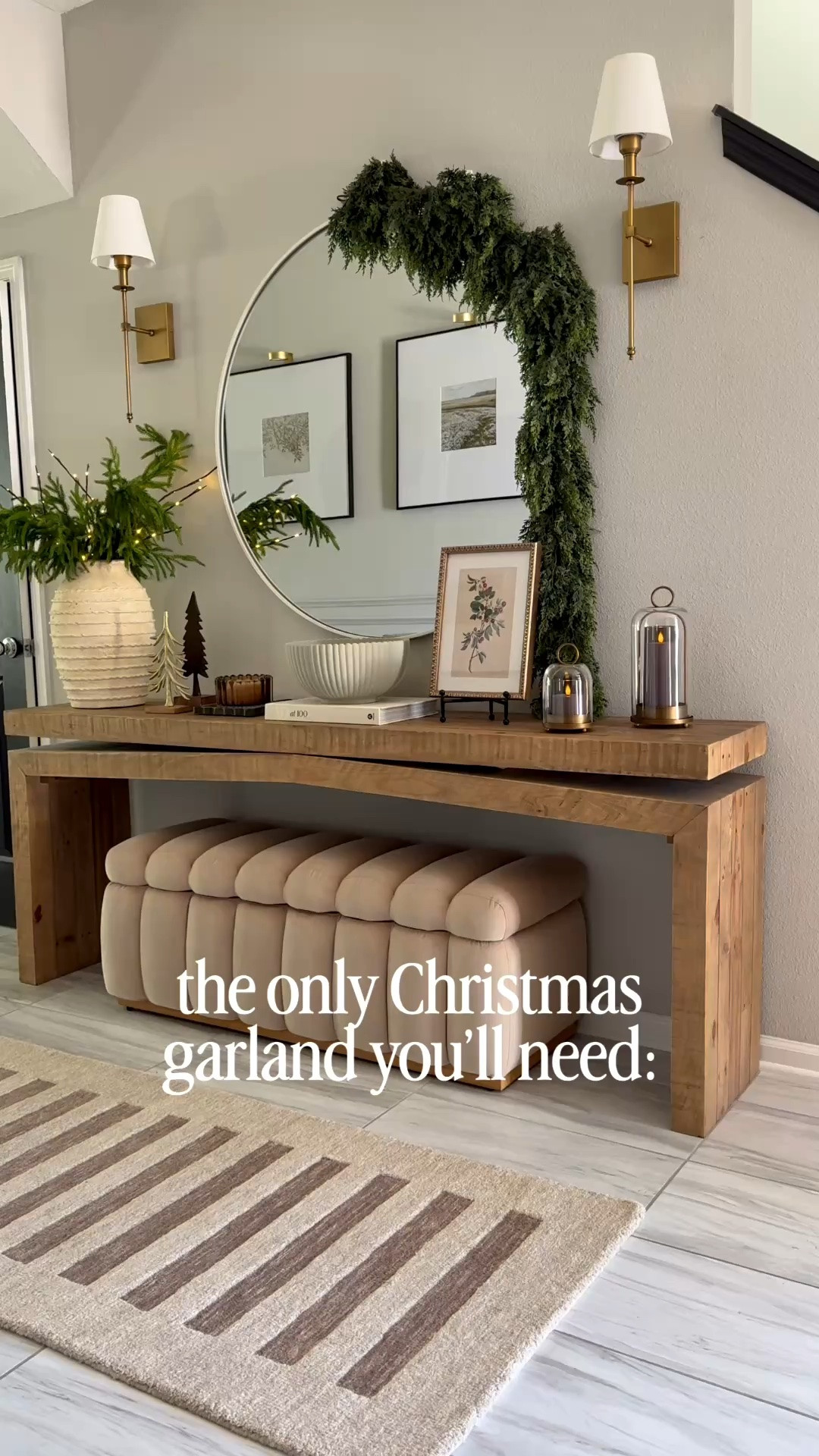 The only Christmas garland you’ll need! So full, realsitic and easy to work with 🙌🏽

Amazon Christmas finds, Christmas garland, Christmas decor, entryway, console table styling, Christmas entryway

#LTKHome #LTKSeasonal